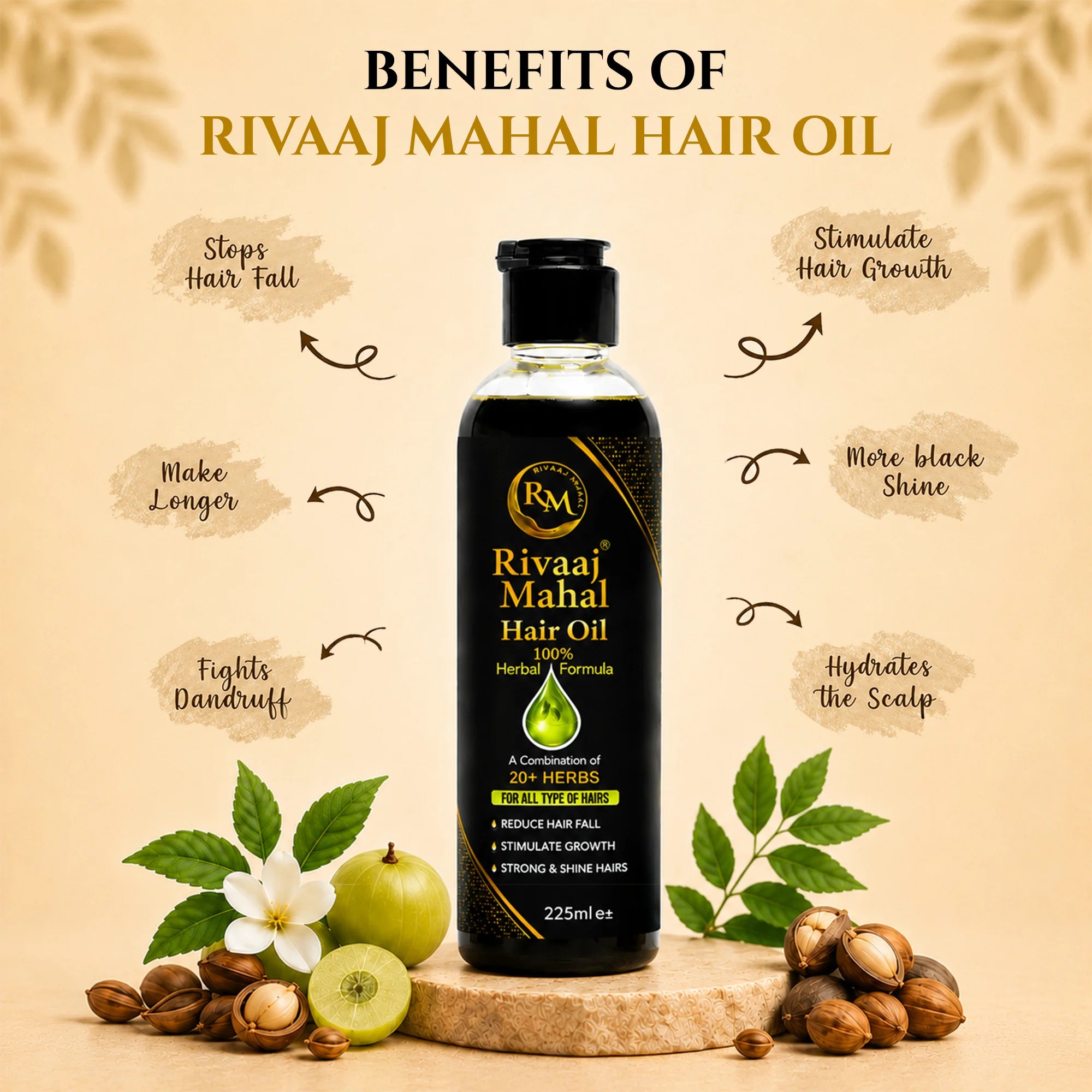Rivaaj Mahal Hair Oil  2