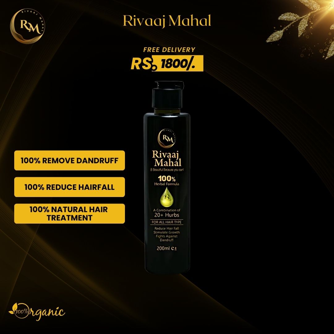 Rivaaj Mahal Hair Oil - Your Ultimate Hair Care Solution, For Mans & Womans