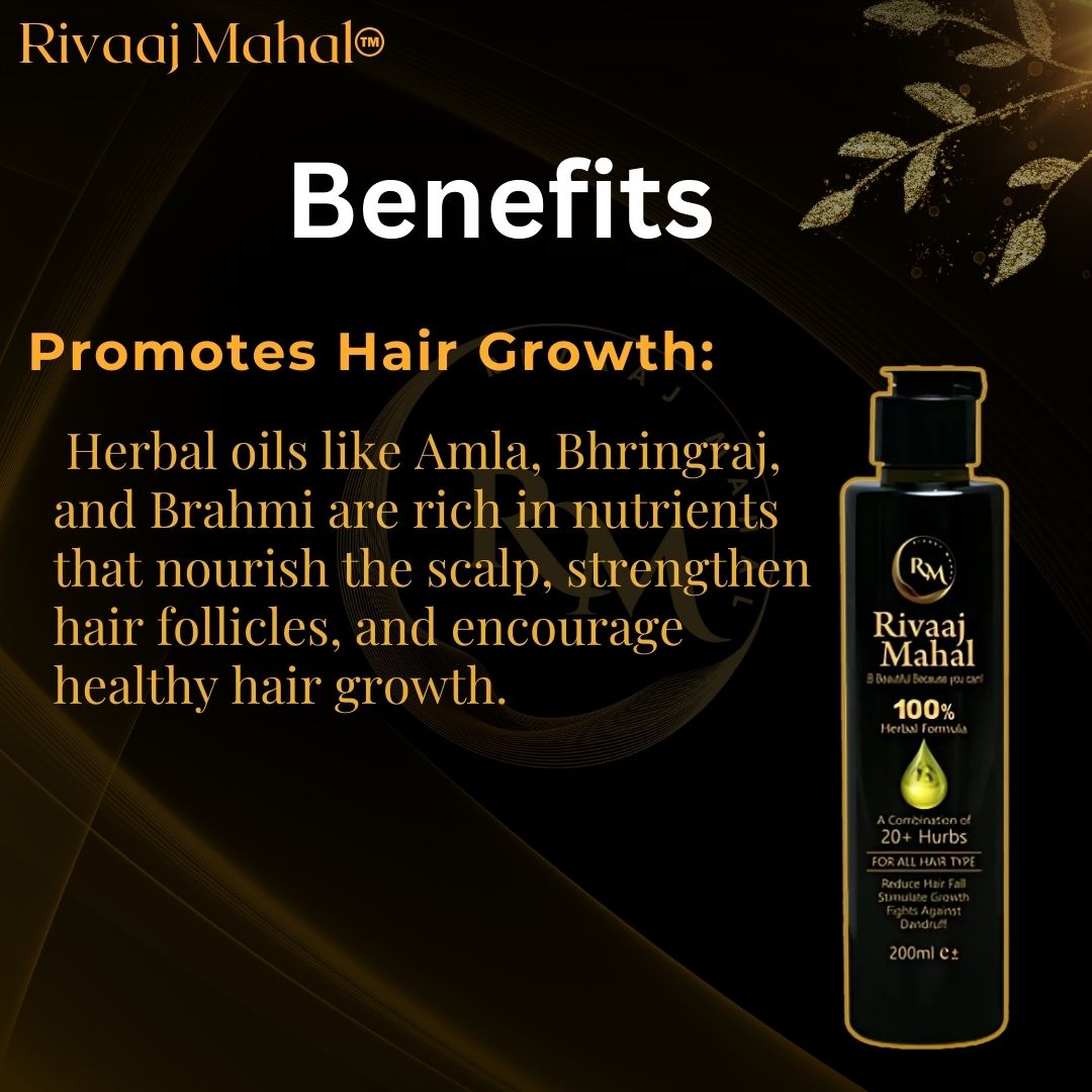 Rivaaj Mahal Hair Oil - Your Ultimate Hair Care Solution, For Mans & Womans