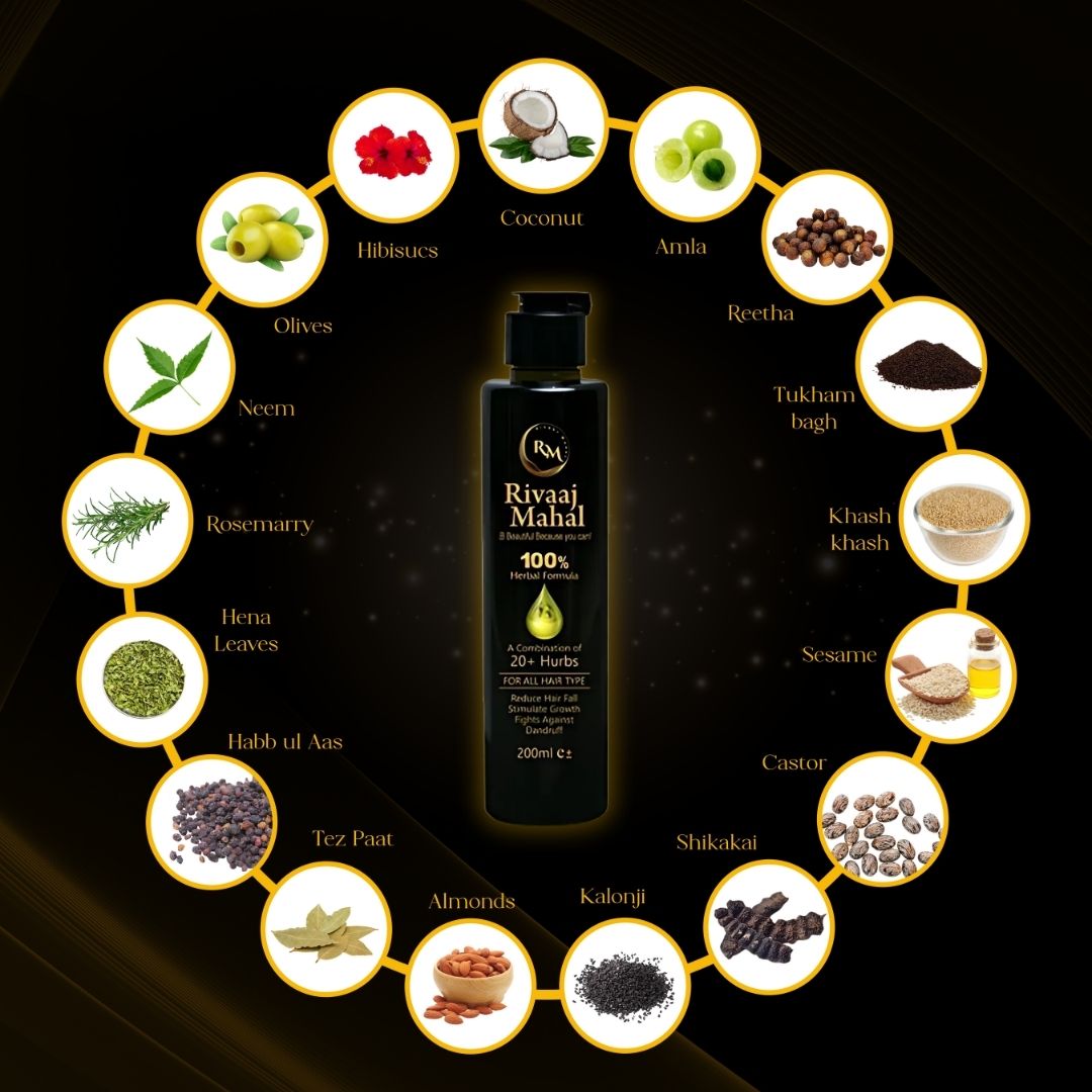 Rivaaj Mahal Hair Oil - Your Ultimate Hair Care Solution, For Mans & Womans