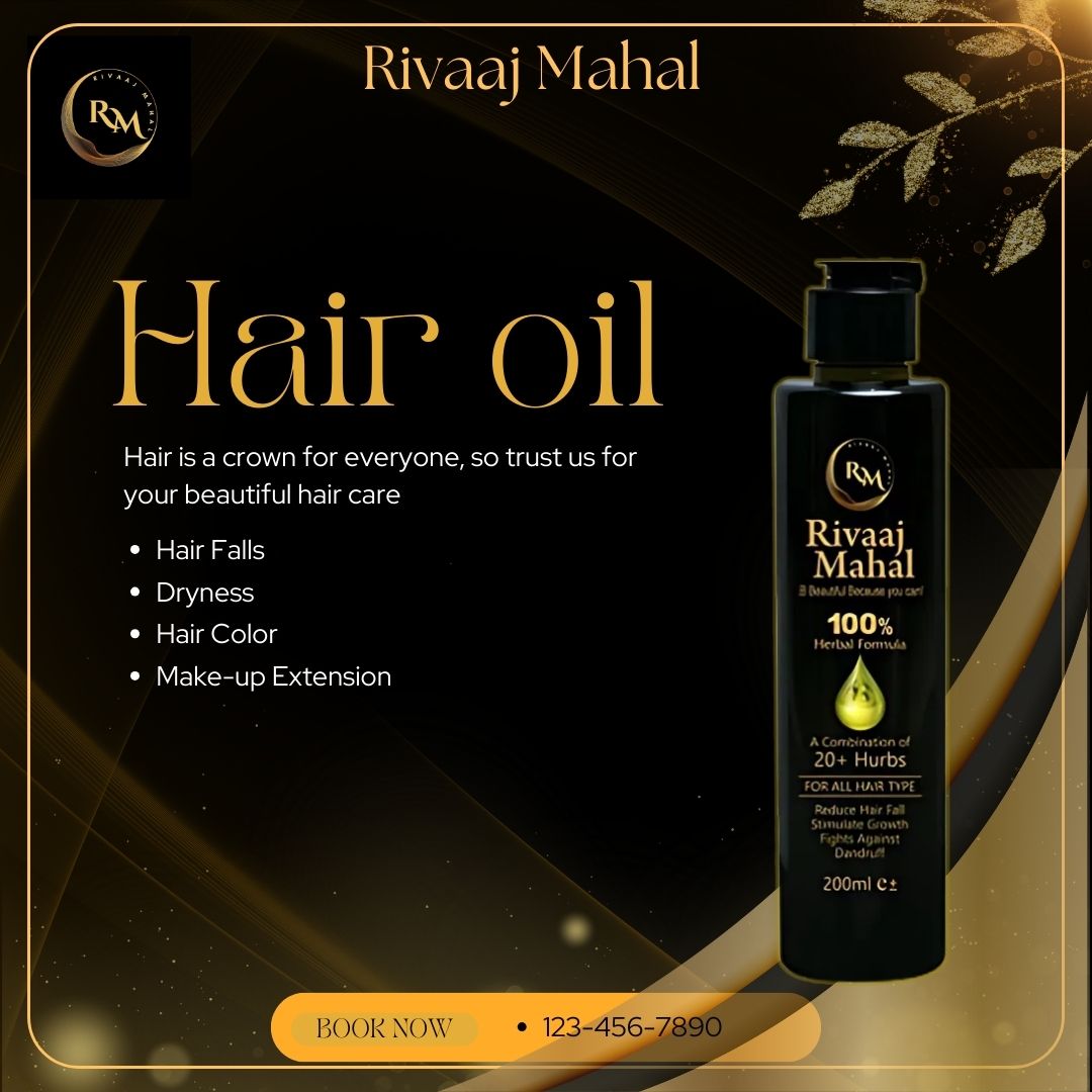 Rivaaj Mahal Hair Oil - Your Ultimate Hair Care Solution, For Mans & Womans