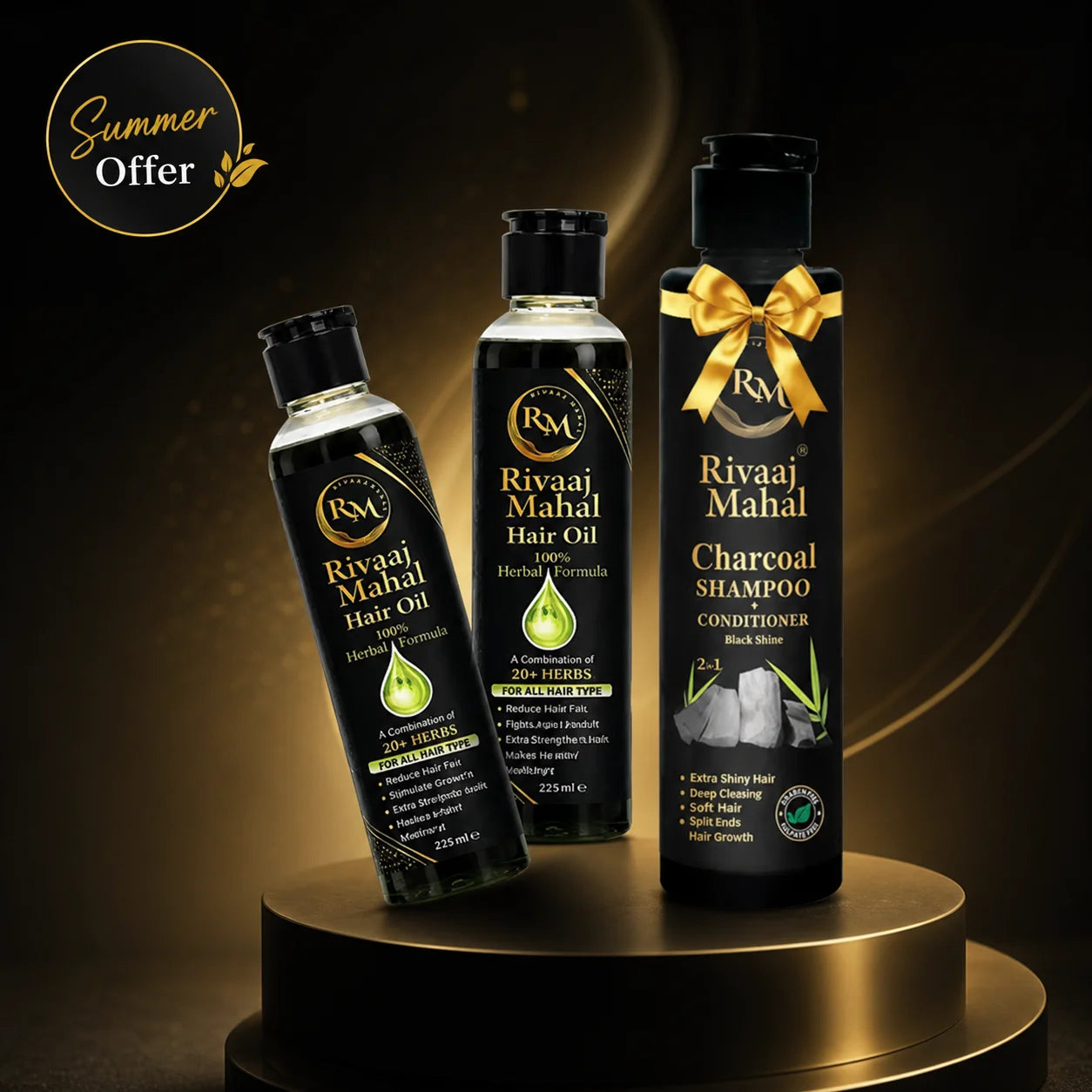 Buy 2 Oils, Get 1 Shampoo Free